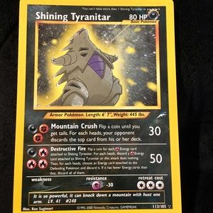 Shining Tyranitar 113/105
